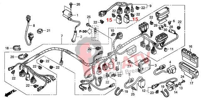 thumbnail image 2 of Honda TRX420 Starter Relay (2007-2015) – Europe & U.S. Models 2 of 5
