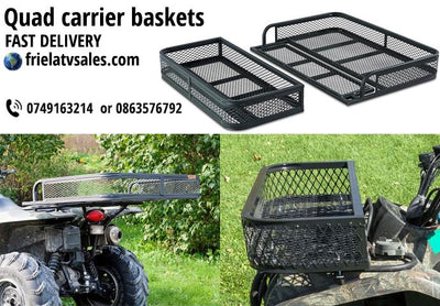 Carrier Baskets Front & Rear , ATV Carrier Baskets for Sale , Quad Carrier Baskets , Quad Attachments Ireland , Cargo Rack , ATV Cargo Rack
