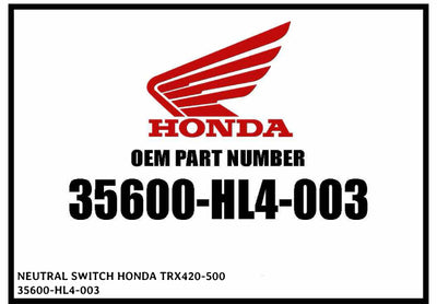 honda quad parts, atv parts for sale, honda trx420 neutral switch, honda trx520 neutral switch, honda trx520 quad parts