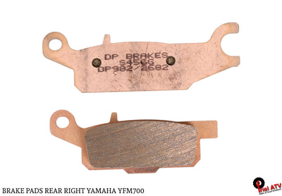 rear right brake pads Yamaha yfm550, rear right brake pads Yamaha yfm700, quad breakers in ireland, yamaha quad parts sold in ireland, atv parts online, quad parts for sale in ireland, quad parts NI, atv parts for sale